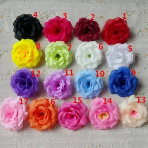 100pcs Silk Rose Heads SF-0100