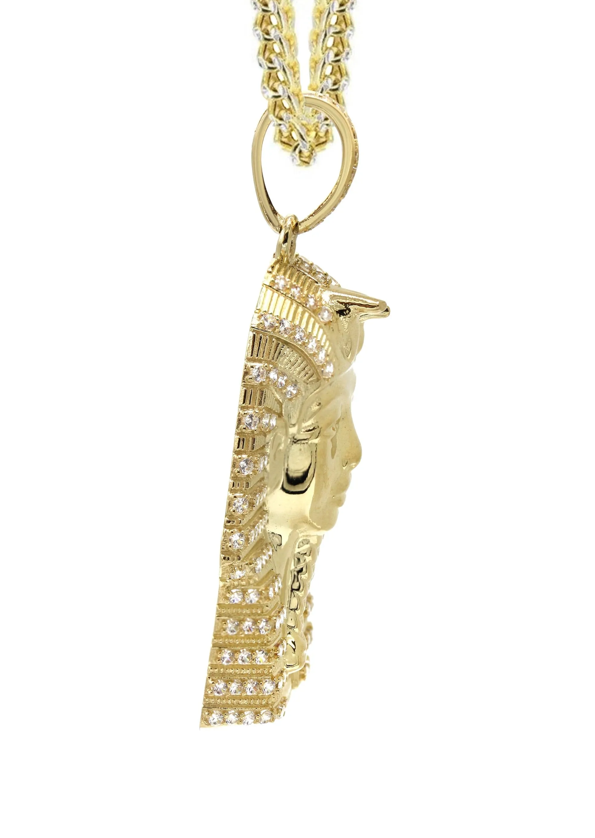 10K Yellow Gold Pharaoh Necklace | Appx. 17.5 Grams