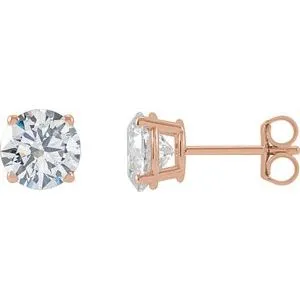 14K Yellow 1/3 CTW Lab-Grown Diamond Stud Earrings