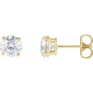 14K Yellow 1/3 CTW Lab-Grown Diamond Stud Earrings