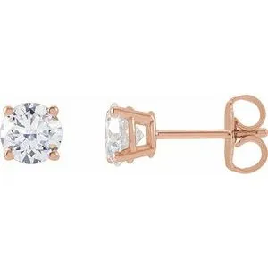 14K Yellow 1/3 CTW Lab-Grown Diamond Stud Earrings