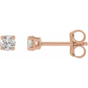 14K Yellow 1/3 CTW Lab-Grown Diamond Stud Earrings