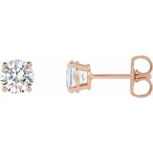 14K Yellow 1/3 CTW Lab-Grown Diamond Stud Earrings