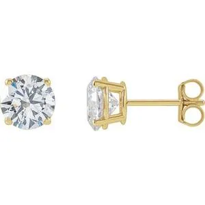 14K Yellow 1/3 CTW Lab-Grown Diamond Stud Earrings