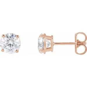 14K Yellow 1/3 CTW Lab-Grown Diamond Stud Earrings