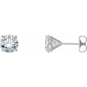 14K Yellow 1/5 CTW Lab-Grown Diamond 4-Prong Stud Earrings