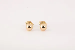 14k Yellow Gold Ball Stud Earrings (0.56g.)