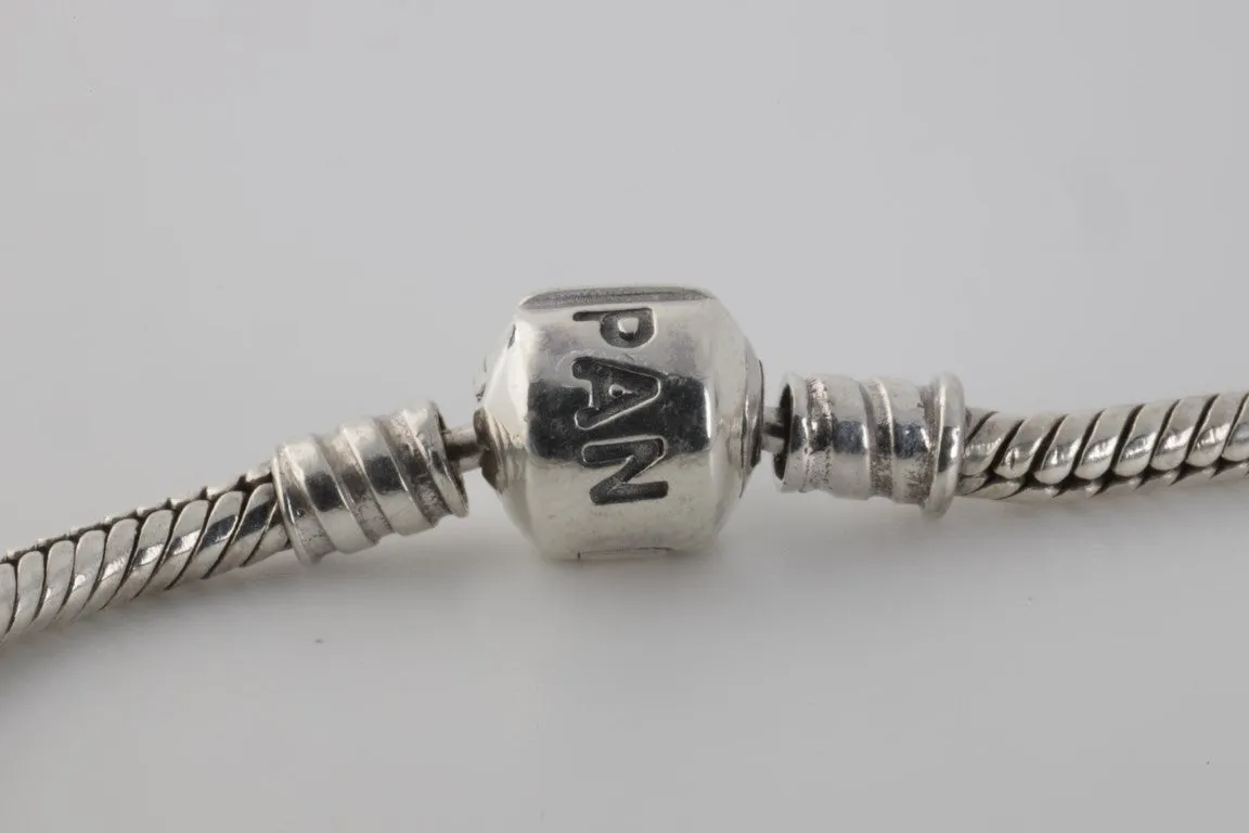 7.5" Pandora 925 Silver Moments Snake Chain Bracelet (13.00g.)