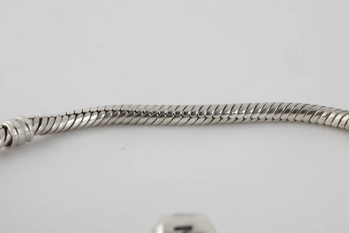 7.5" Pandora 925 Silver Moments Snake Chain Bracelet (13.00g.)