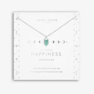 Affirmation Crystal A Little 'Happiness' Necklace