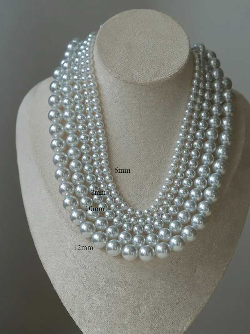 Artificial Australian White Pearl Necklace