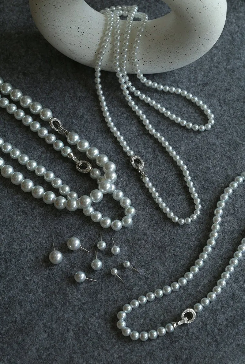 Artificial Australian White Pearl Necklace