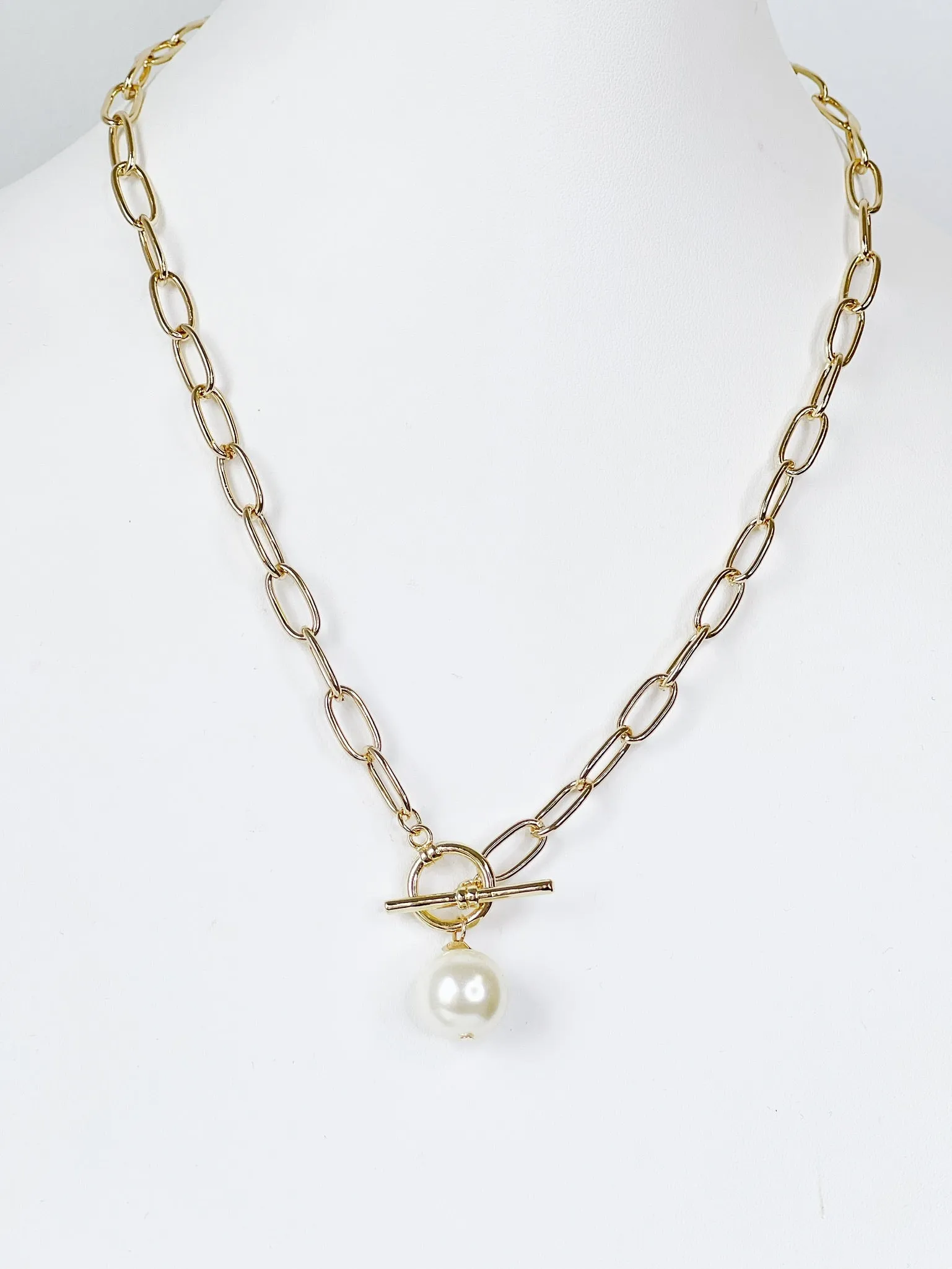 Ashton Pearl Chain Necklace