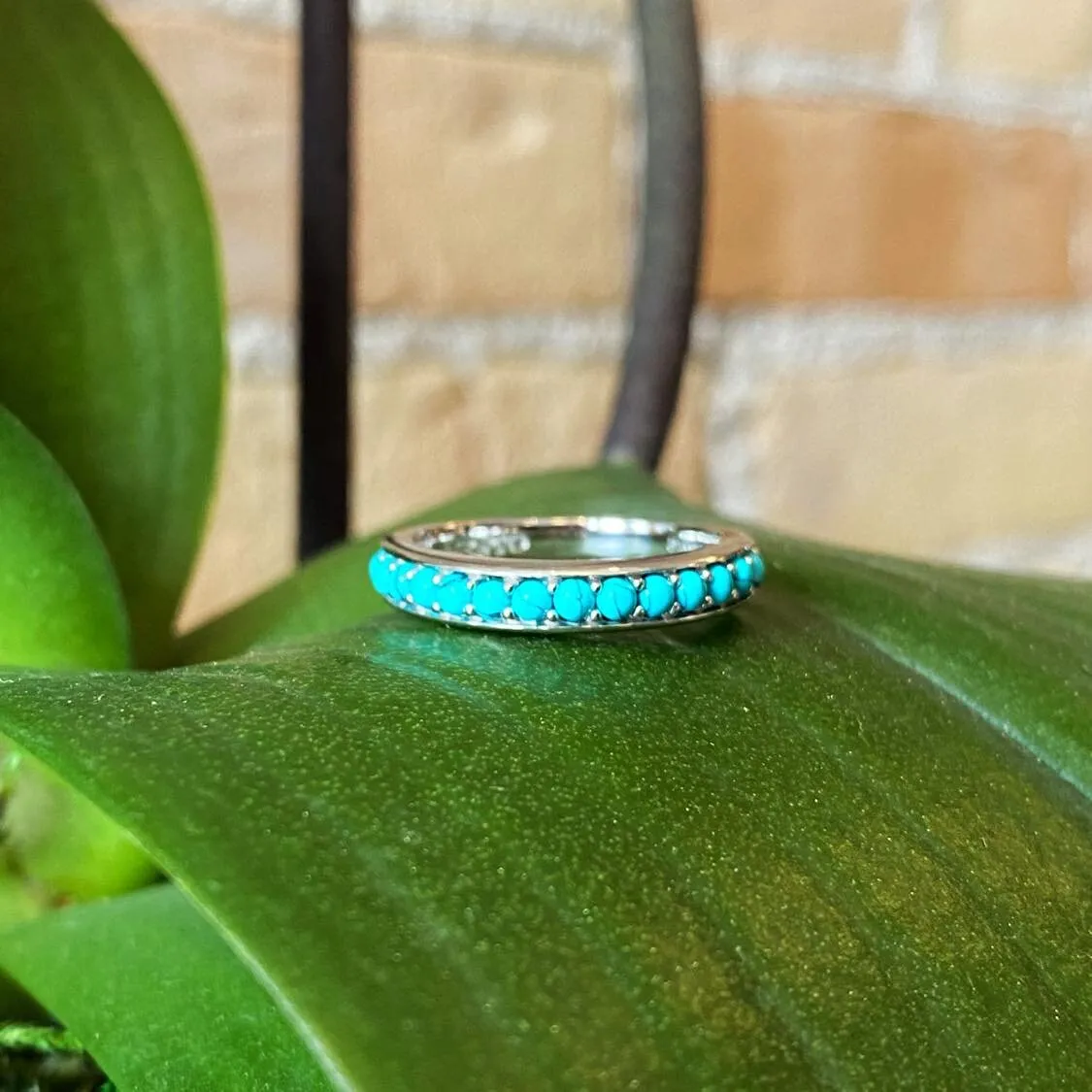 Beaded Turquoise Ring