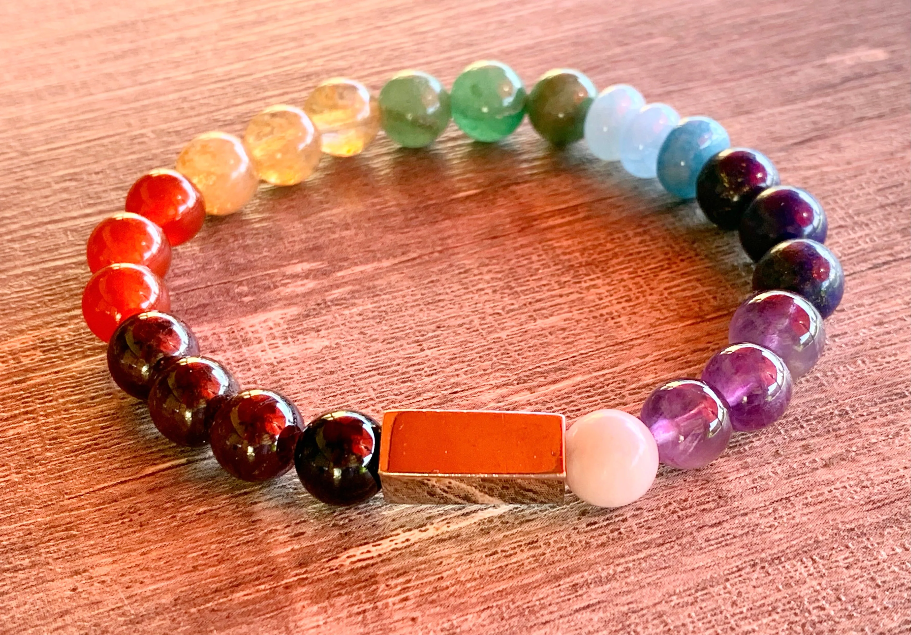 Chakra Handmade Mixed Gemstone Bracelet