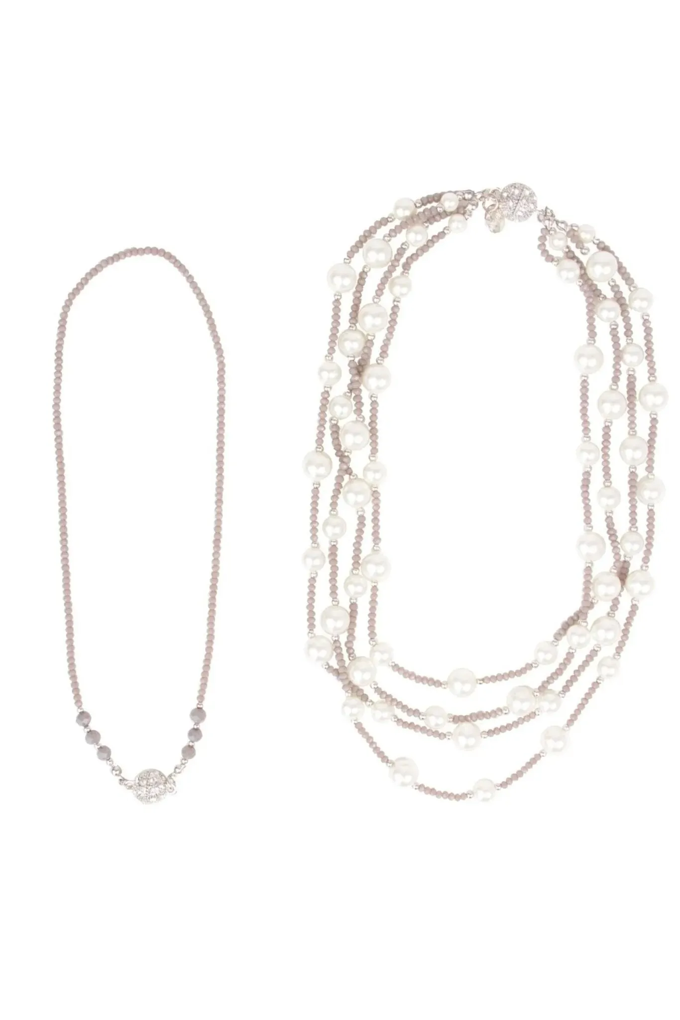 Convertible Layer Pearl Necklace