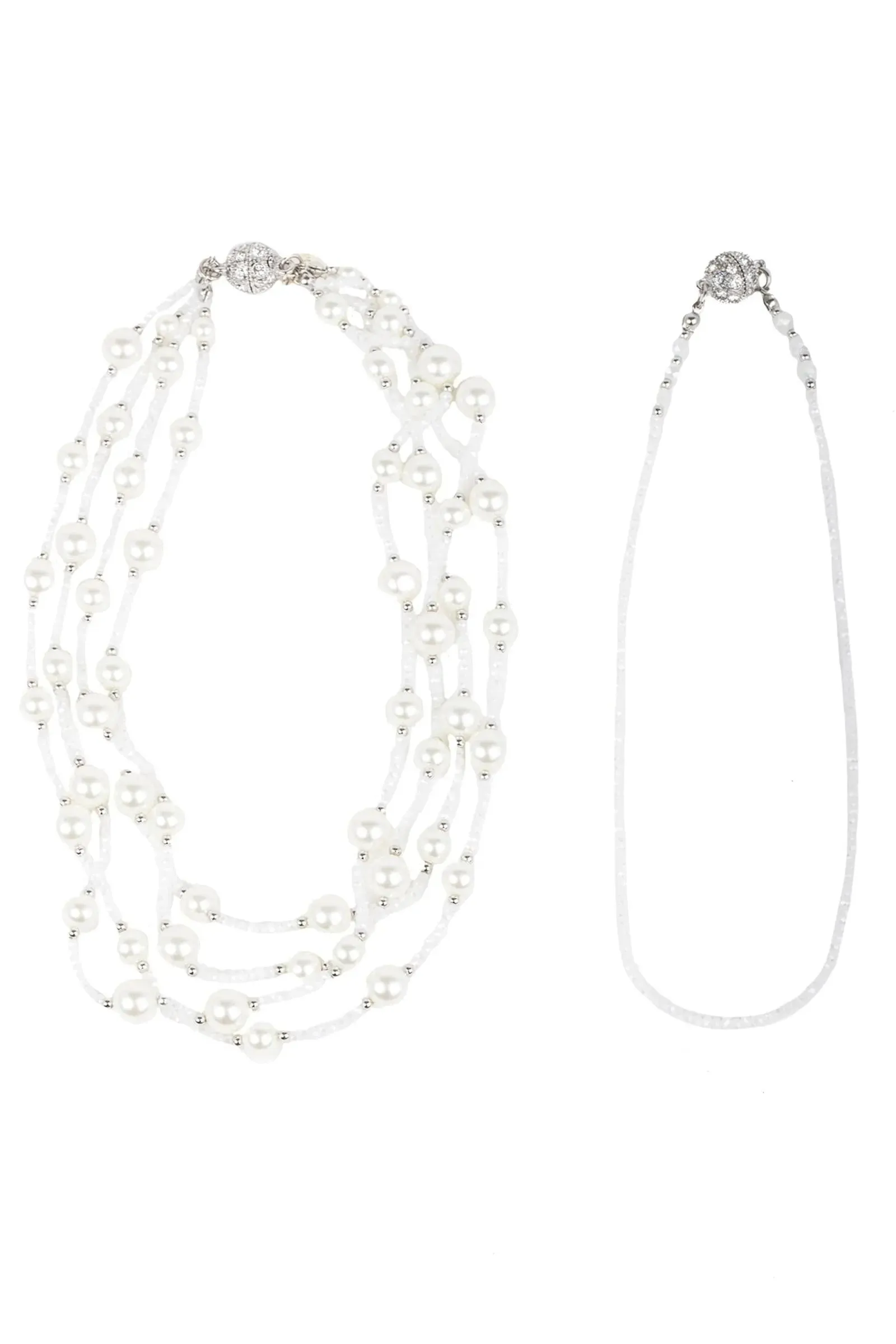 Convertible Layer Pearl Necklace