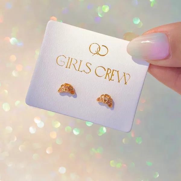 Croissant Stud Earrings