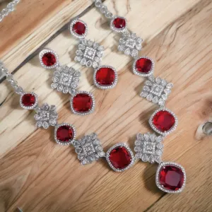 Crystal Red Elegance Necklace