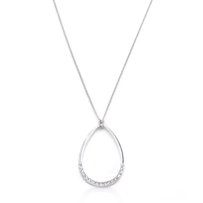 Crystal Teardrop Necklace