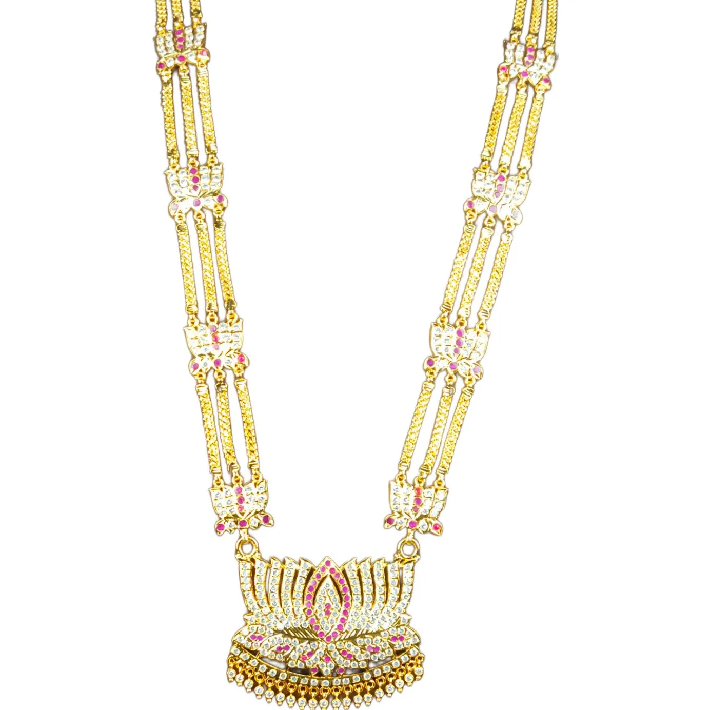 Cz Lotus Necklace By Asp Fashion Jewellery