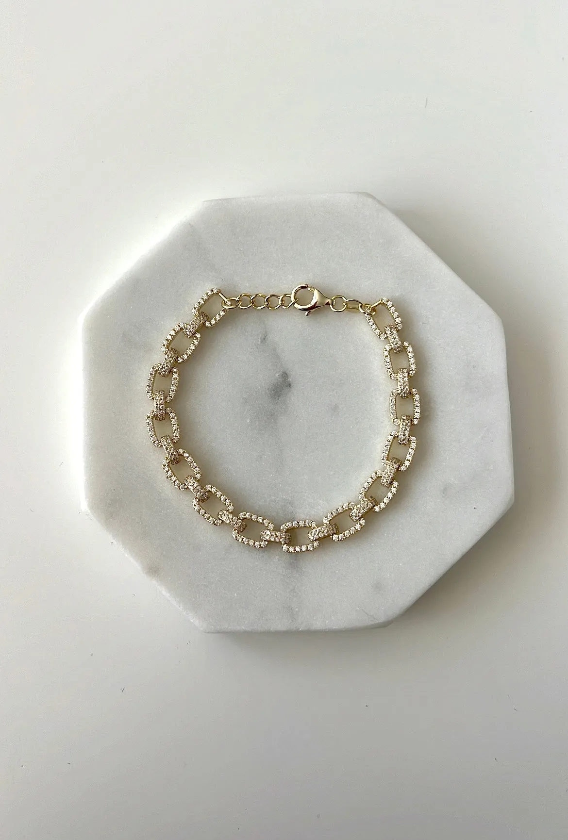 Dahlia Micropave Bracelet