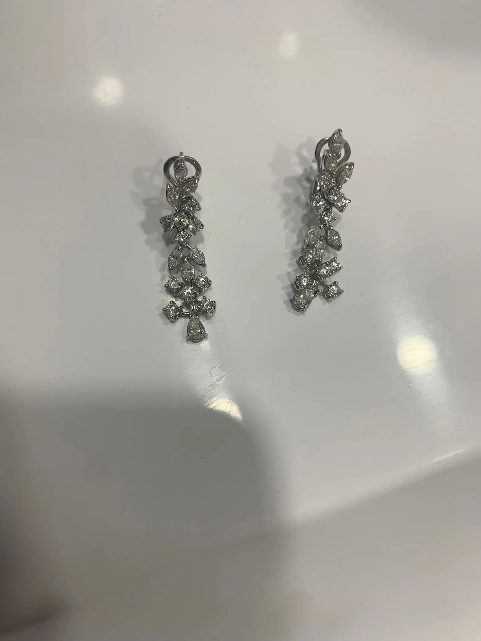 Diamond Fan custom Earrings