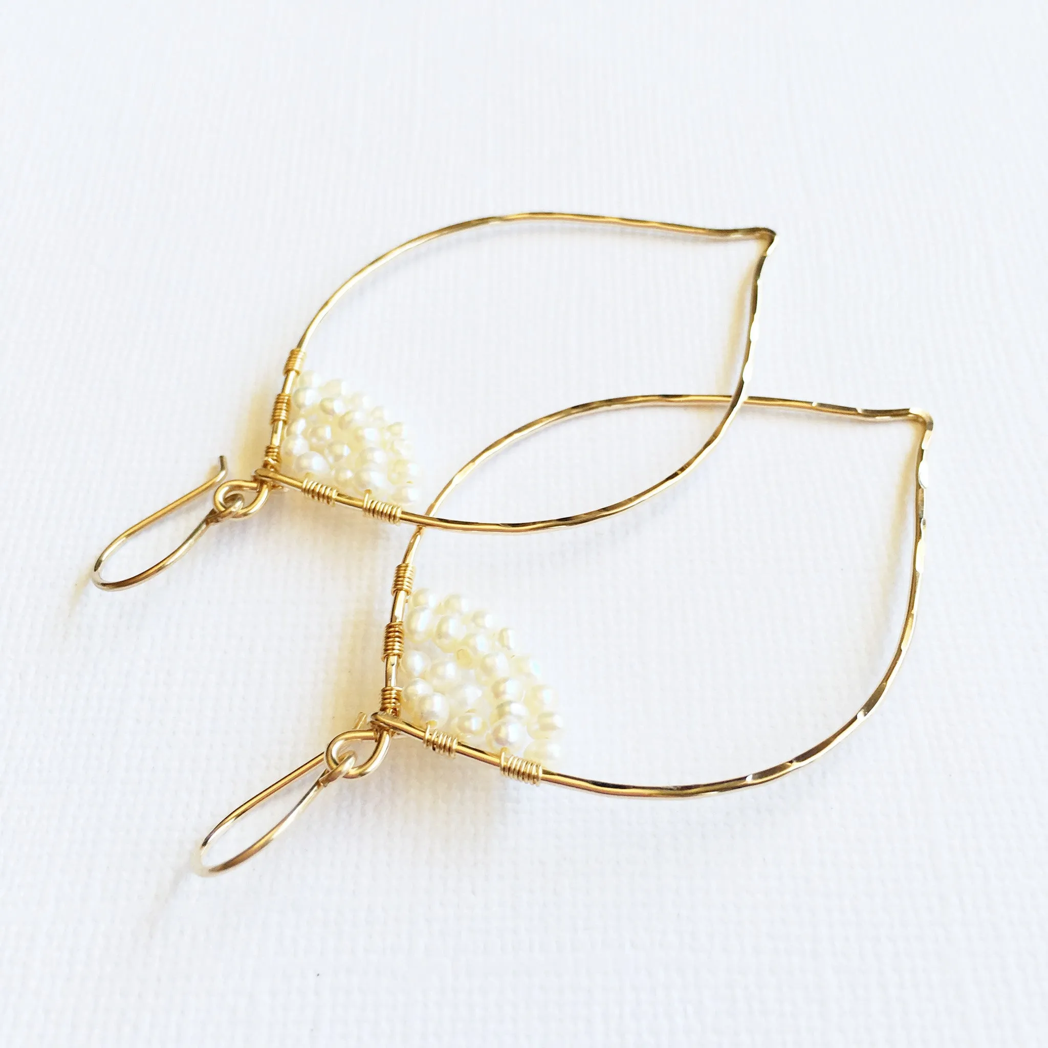 Earrings Malie - Pearl (E168)