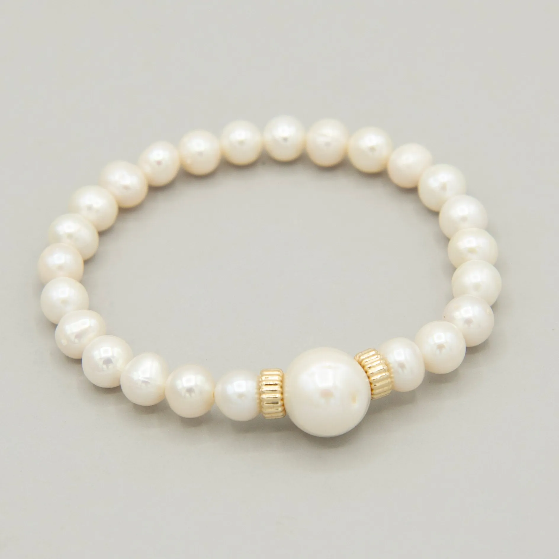 Freshwater Pearl Beaded Bracelet