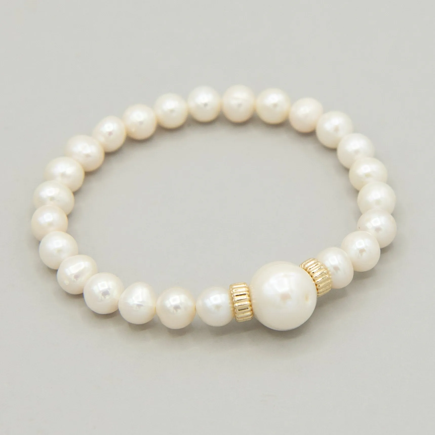 Freshwater Pearl Beaded Bracelet