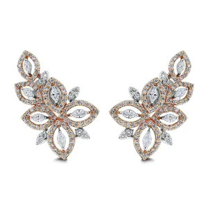 Gaia Diamond Earrings (1.86 ct Diamonds) in Gold