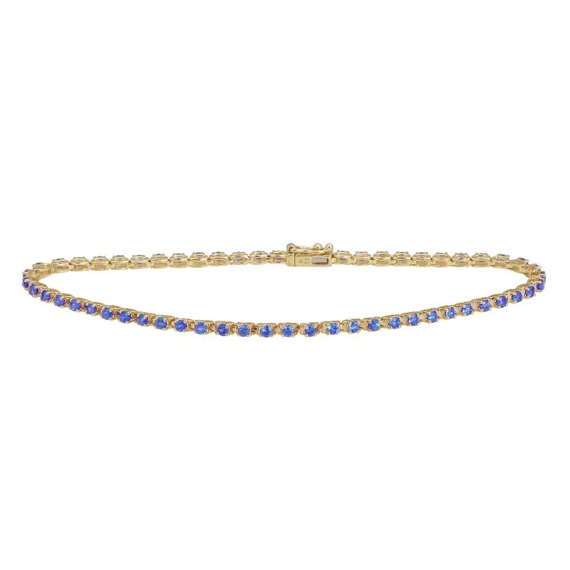 Gemstone Tennis Bracelet