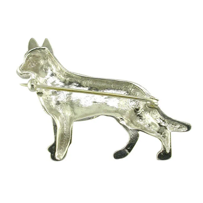 German Shepherd Brooch