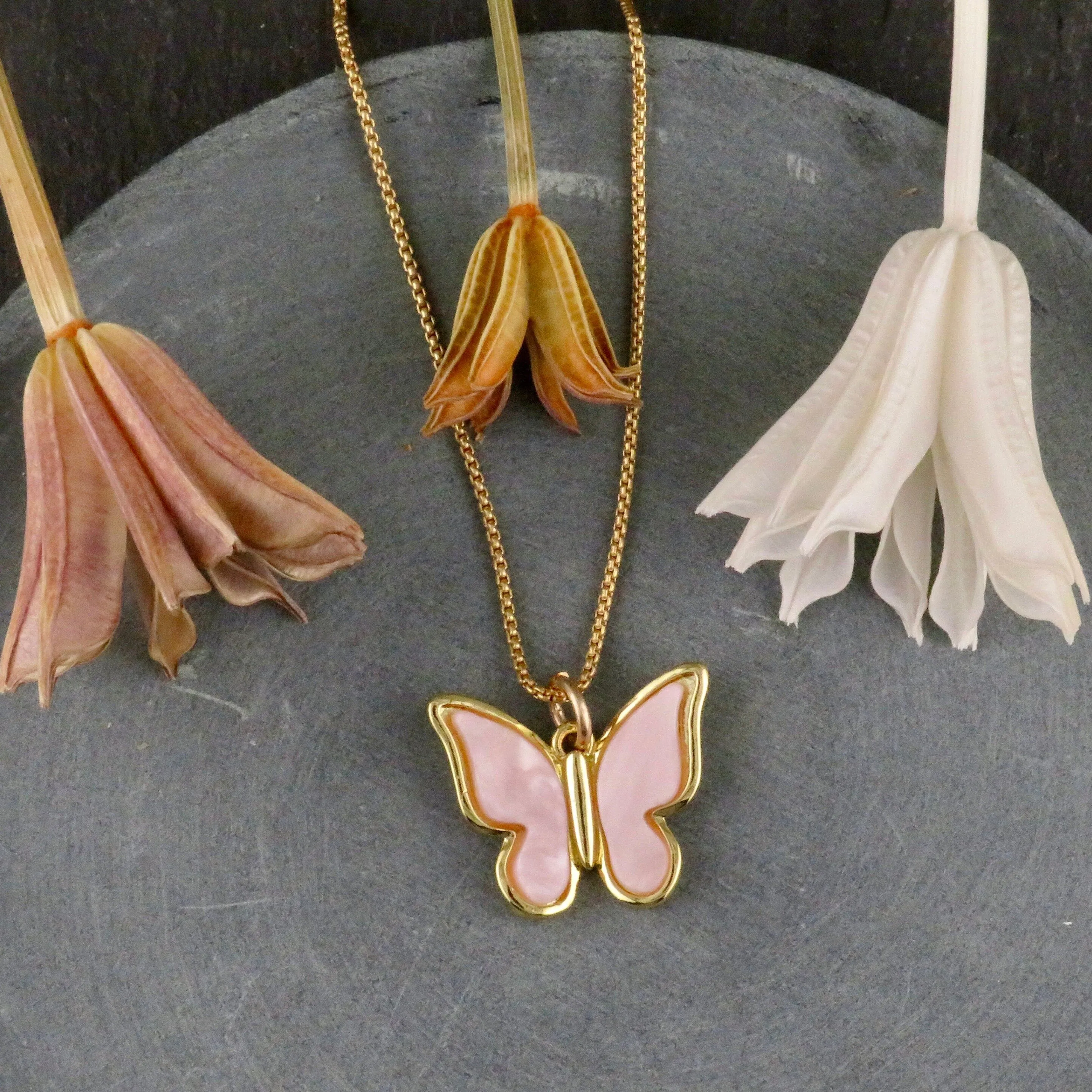 Gold Butterfly Necklace