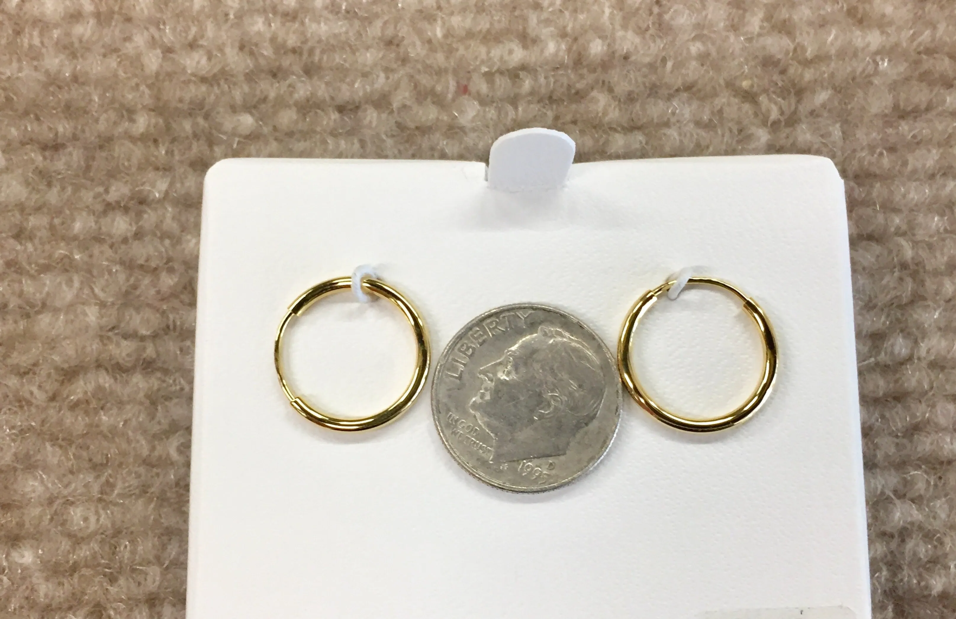 Gold Small Hoop Earrings