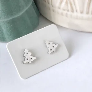 Holiday Stainless Steel Post Earrings -- Christmas Tree, Snowflakes, Pumpkin Ghost