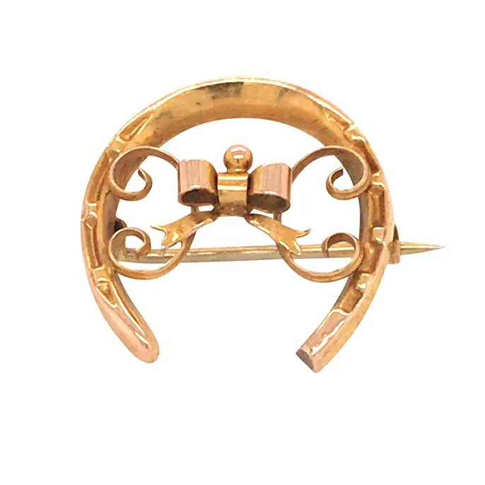 Horse Shoe Brooch