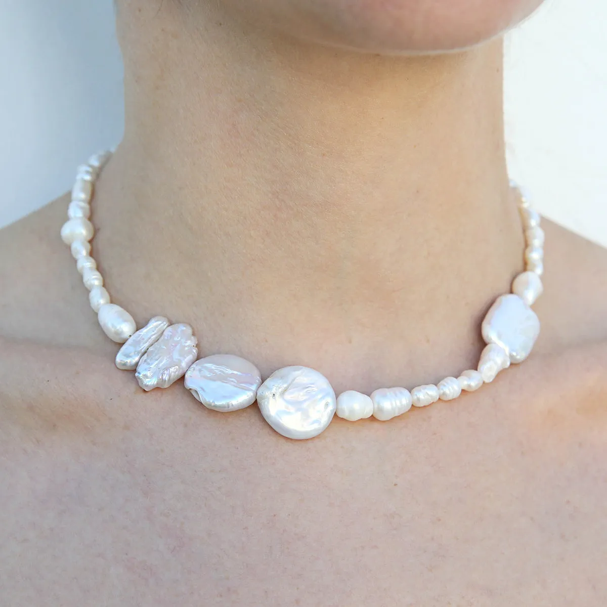 Keshi Pearl Necklace