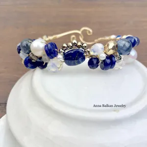 Lapis Shepherd’s Hook Signature Bracelet (Limited Edition)