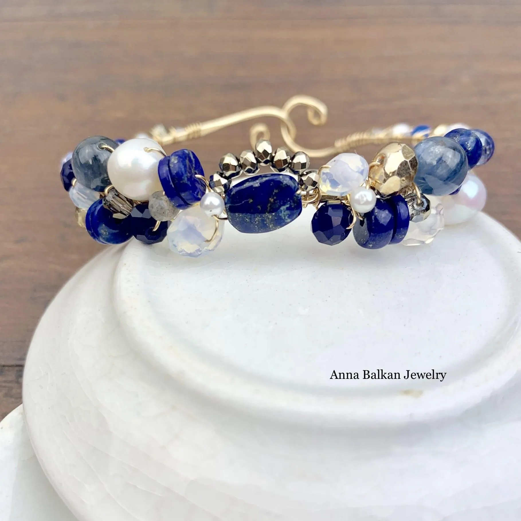 Lapis Shepherd’s Hook Signature Bracelet (Limited Edition)