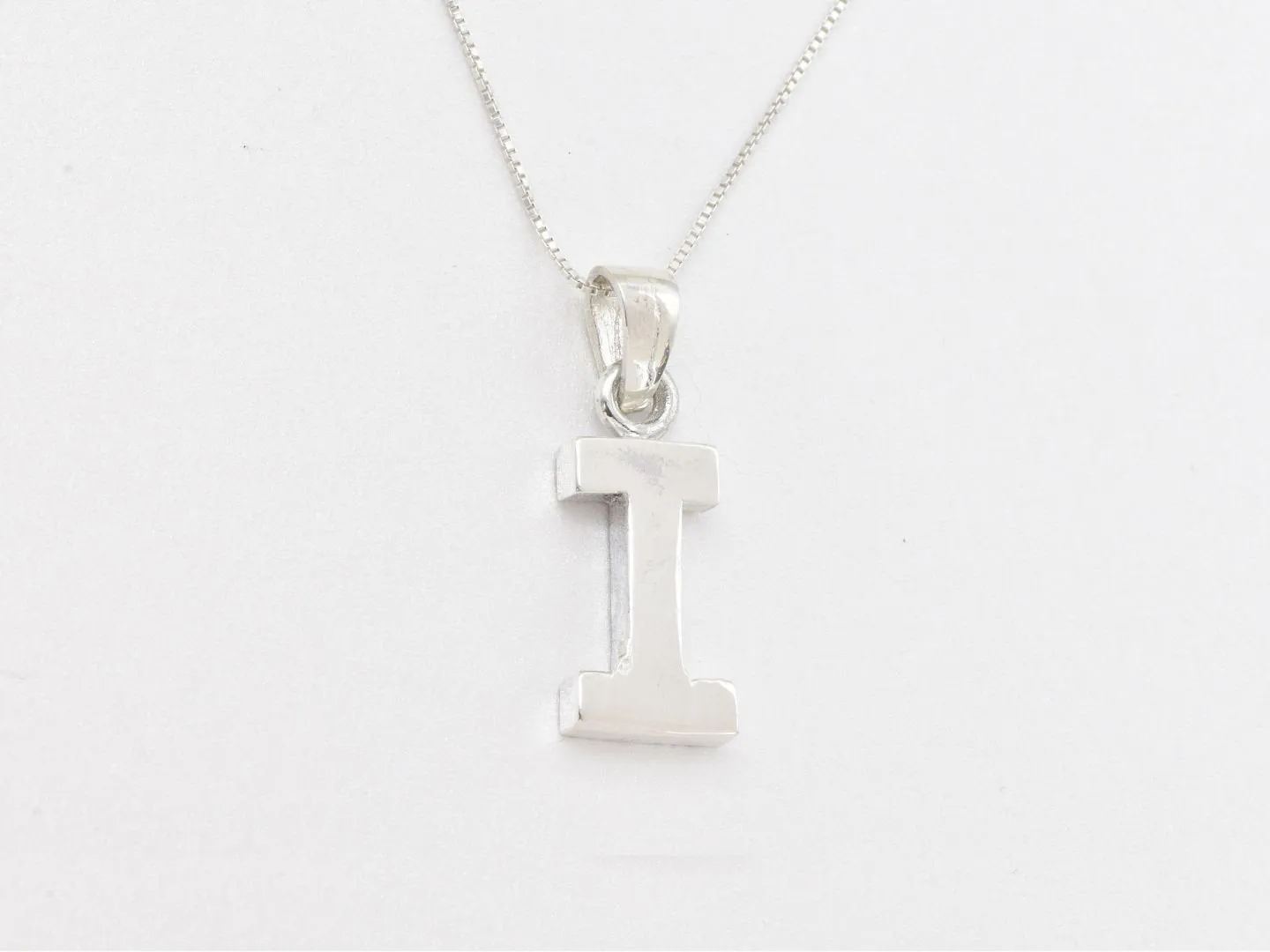 Letter I Pendant - Name Initial Pendant - Personalized Gift