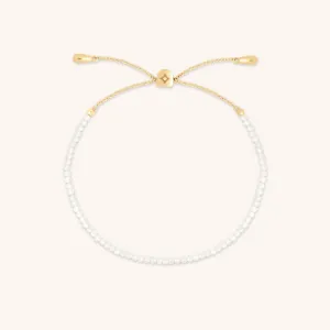 Moonstone Gemstone Bracelet in 9k Gold