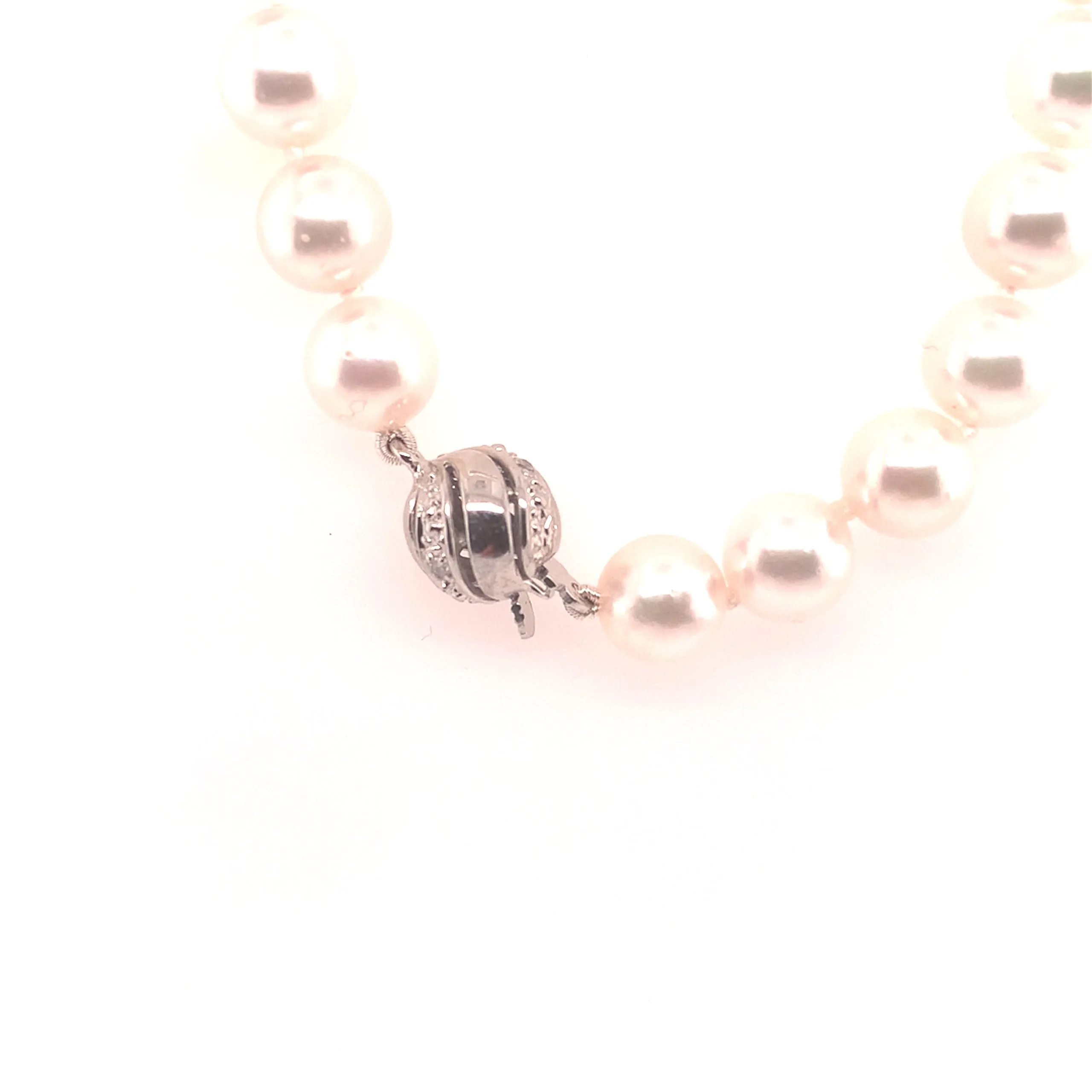 Pearl Strand Necklace, 7.50MM-8MM