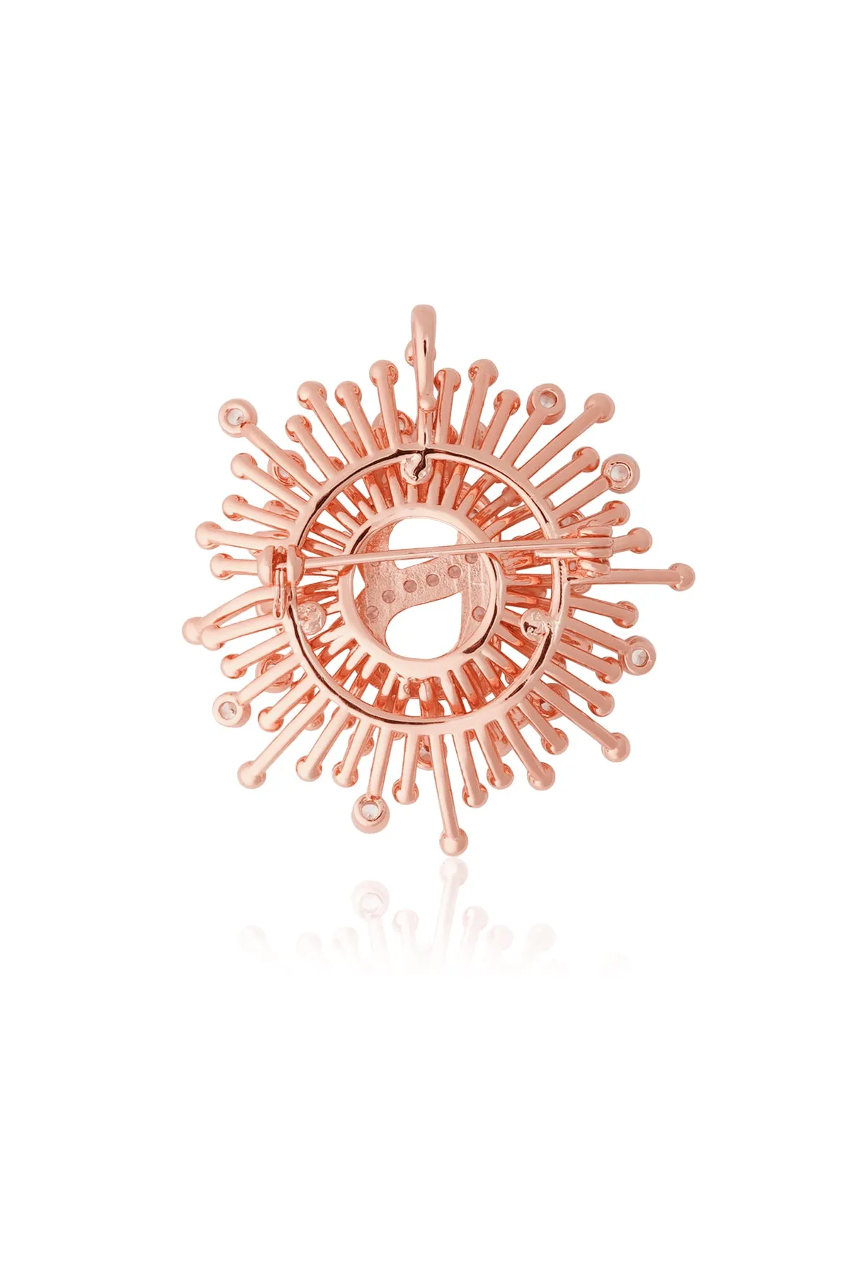 Selina Brooch - Rose Gold