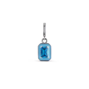 Silver Blue Blush Pendant