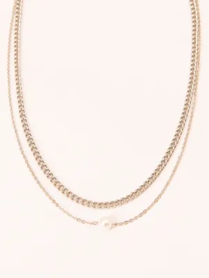 Silver Layered Necklace