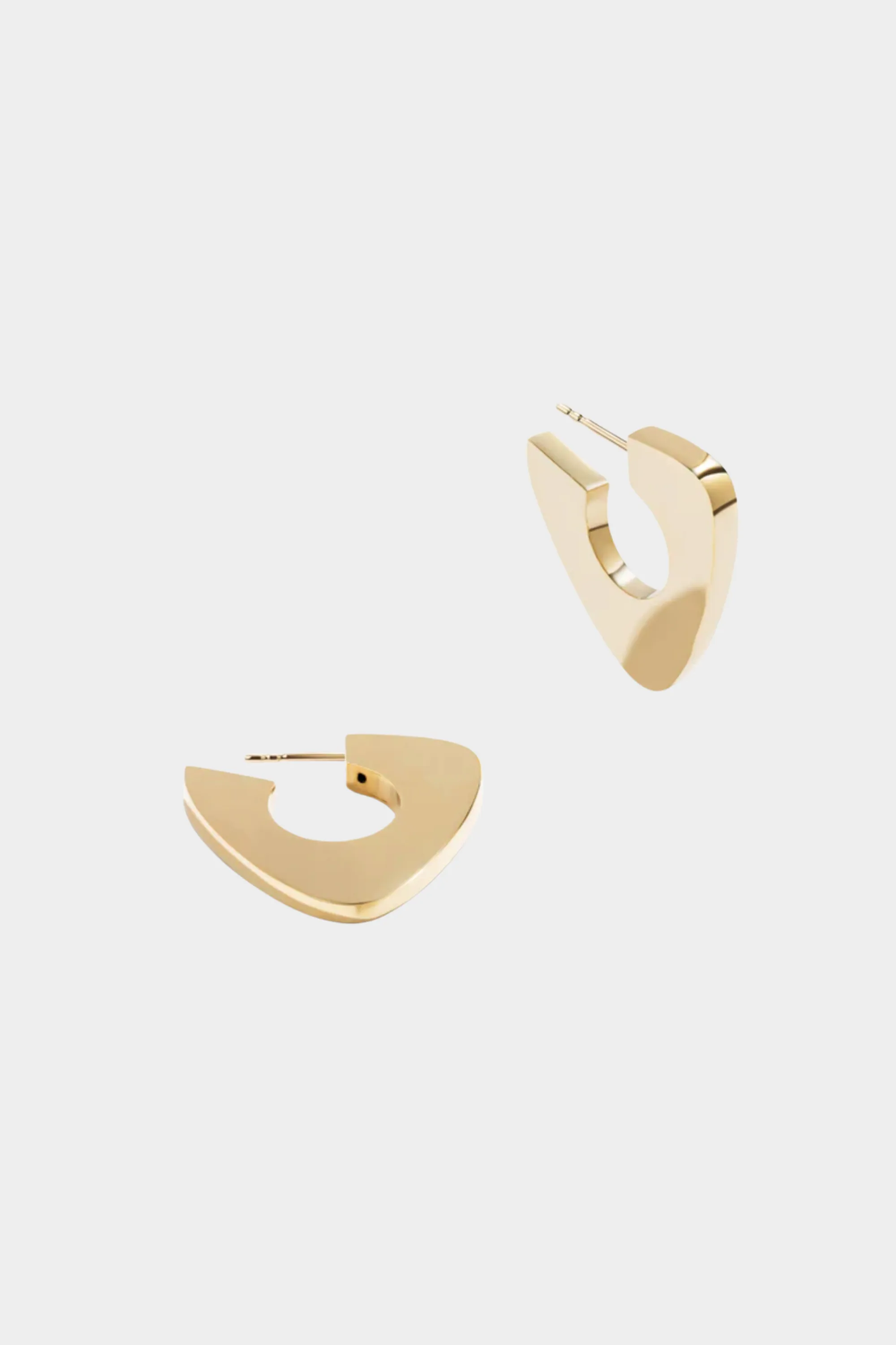 Small Trio Earrings, Yellow Gold