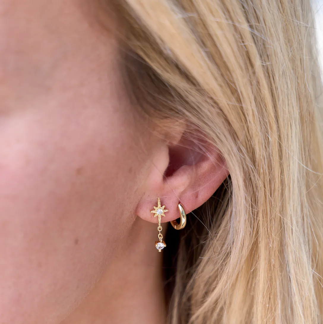 Starstruck Crystal Dangle Studs