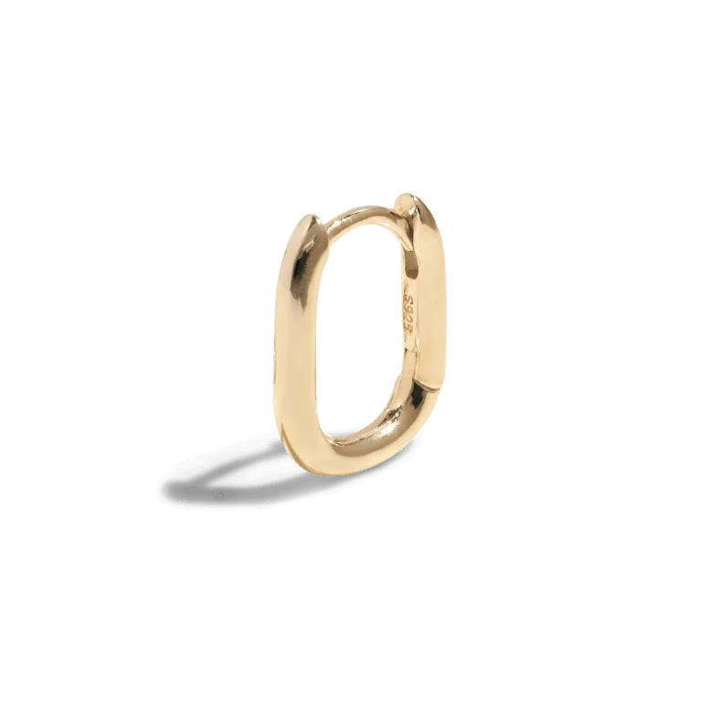 THE HARLEY MOLLY HOOP SMALL - 18k gold plated