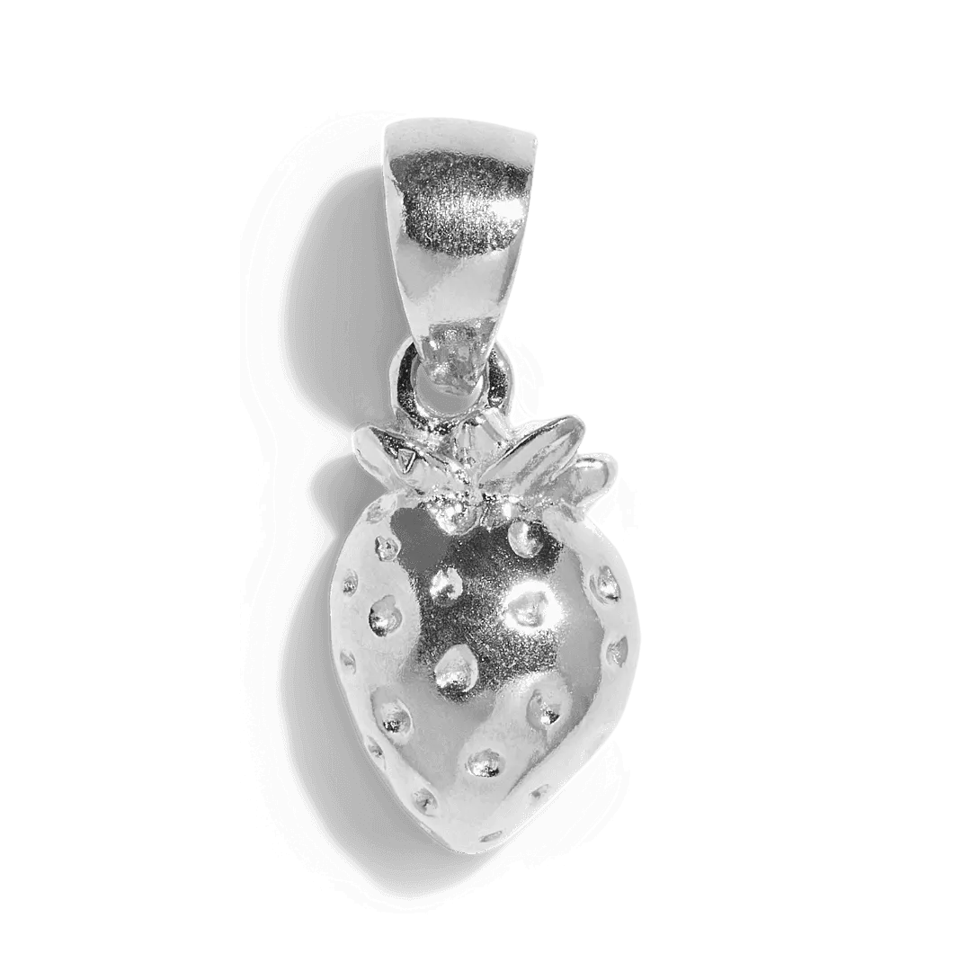 THE STRAWBERRY PENDANT - sterling silver